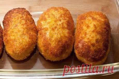 Куриные зразы с грибами.