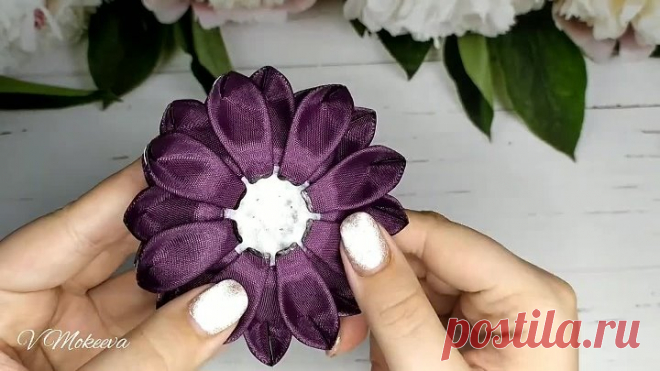 Эти бантики в КАЖДОМ заказе! 🥰🎀 Бантики из атласной ленты_ МК канзаши DIY