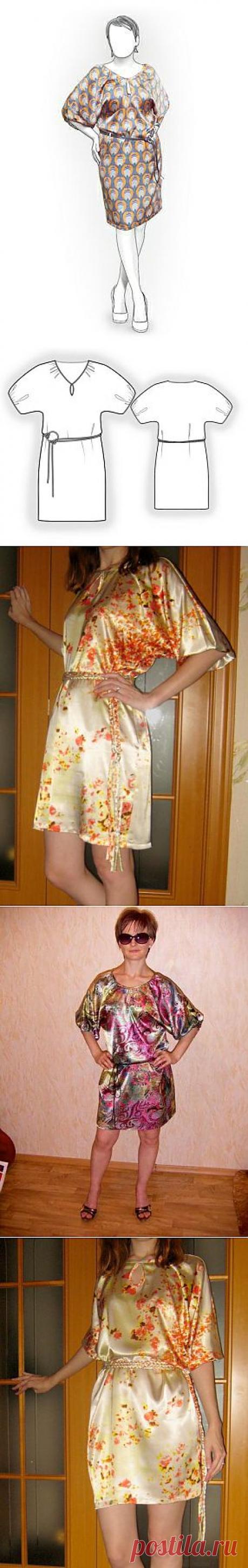 4034  ШЕЛКОВОЕ ПЛАТЬЕ
Выкройки на индивидуальные размеры