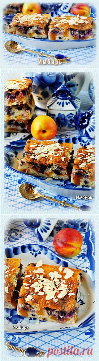 Пирог с черникой и нектаринами : Простые рецепты для вкусной жизни