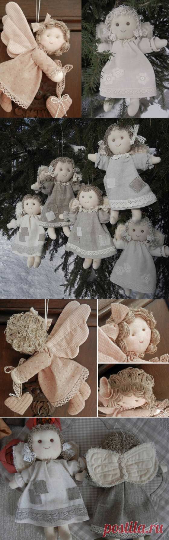 Рождественский ангелочек своими руками. Забавные ангелы своими руками