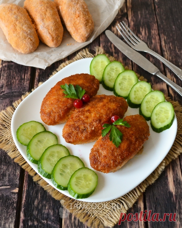 Как пожарить котлеты по-киевски полуфабрикаты? — кулинарный совет от IamCOOK. Здесь вы узнаете, как вкусно приготовить жареные котлеты по-киевски полуфабрикаты. Котлеты готовятся на сковороде, а затем в духовке. #рецепт #котлеты #котлетки #рецепты #котлетыпокиевски