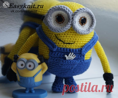 Миньон Боб крючком. Пошагово с фото. — EasyKnit.ru