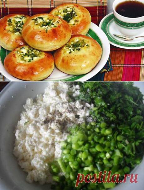Ватрушки «Весна» с творогом и зеленью | БУДЕТ ВКУСНО!