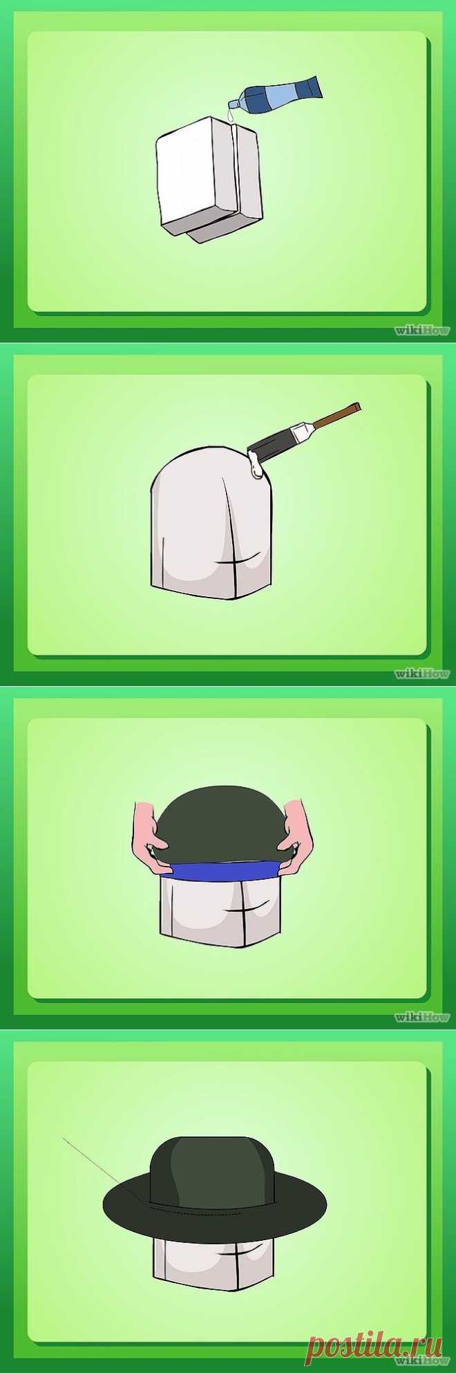 Как сделать фетровую шляпу: 7 шагов (с картинками) - Wikihow