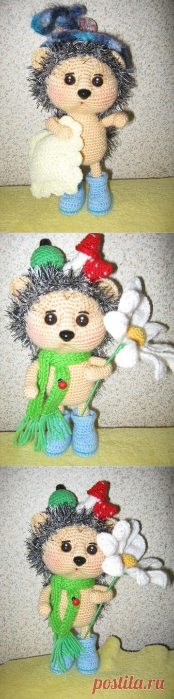ёжик / Мир игрушки / Разнообразные игрушки ручной работы