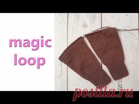 КАК ВЯЗАТЬ ДВЕ ВЕЩИ НА ОДНИХ СПИЦАХ: ВОЛШЕБНЫЙ МЕТОД MAGIC LOOP (Уроки и МК по ВЯЗАНИЮ) | Журнал Вдохновение Рукодельницы