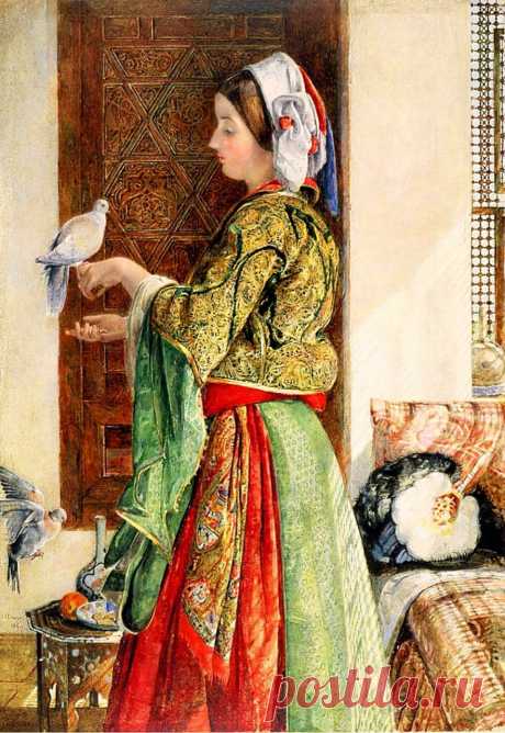 Восток в акварели Джона Фредерика Льюса (1804 - 1876).