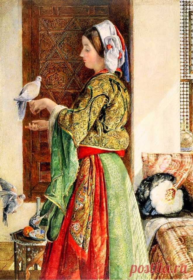 Восток в акварели Джона Фредерика Льюса (1804 - 1876).