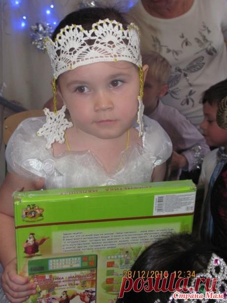 Украшение на голову"Снежинка"! - Вязание - Страна Мам