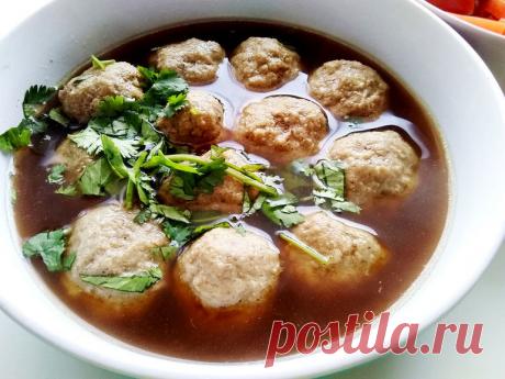 Индонезийский Баксо (фрикадельки из сурими) и вкуснейший бонус