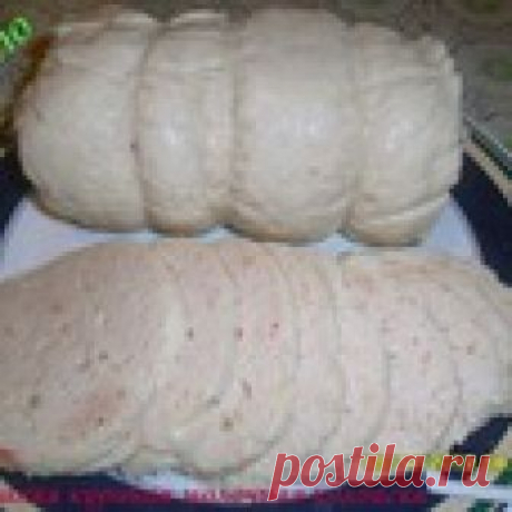 Домашняя куриная молочная колбаса Кулинарный рецепт