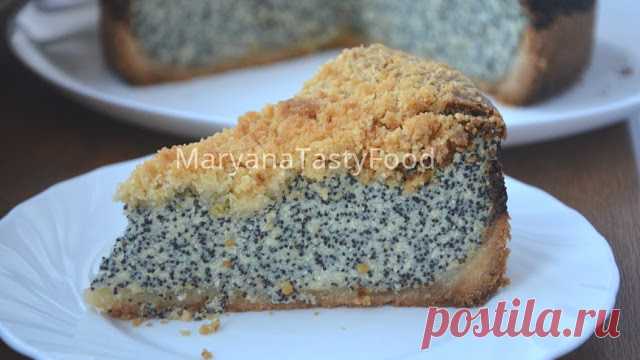 Немецкий маковый творожник