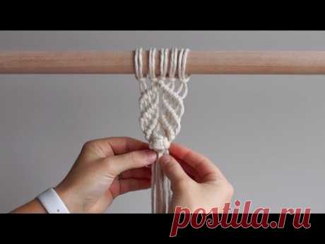 DIY Macrame Tutorial - Berry Knot Pattern