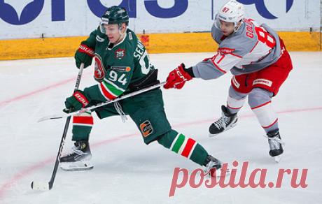 &quot;Ак Барс&quot; обыграл &quot;Спартак&quot; в матче КХЛ. Встреча завершилась победой казанской команды в серии буллитов со счетом 4:3