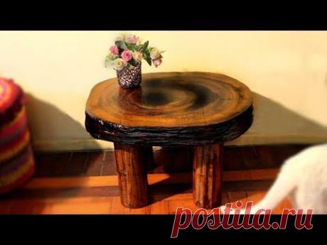 MESA RÚSTICA DE PAPELÃO