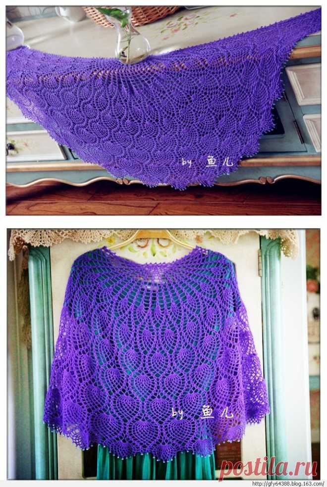 "АНАНАСОВАЯ" ШАЛЬ.