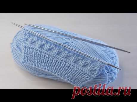 İki şiş kolay örgü model anlatımı ✅crochet knitting
