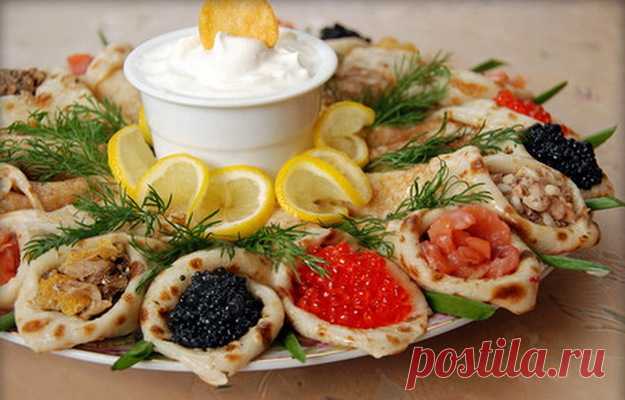 Вкусные блинные начинки