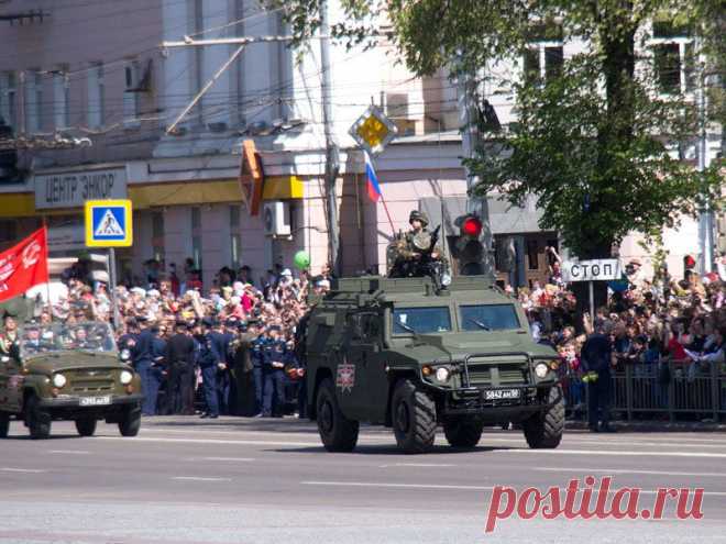 9 Мая в Воронеже. Торжественный парад