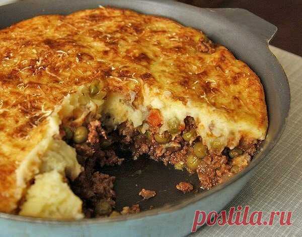 Английский пастуший пирог. Очень просто, но ничего вкуснее я не ела | Ленивая хозяйка. Кухонные эссе | Яндекс Дзен