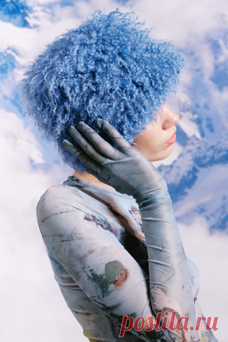 Панама из меха ягненка