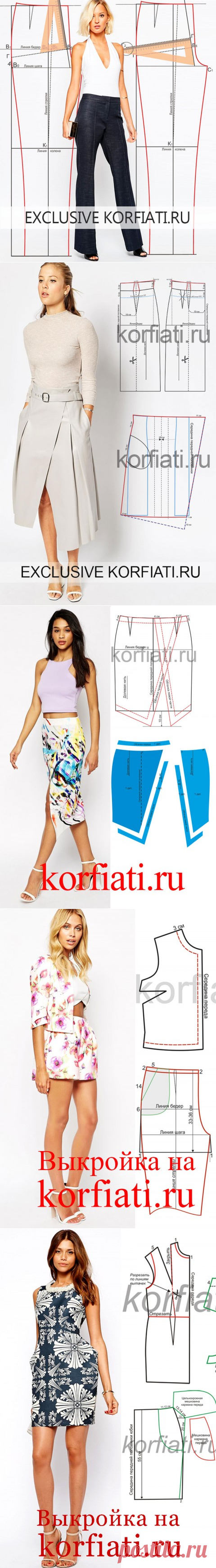Выкройки одежды от Анастасии Корфиати