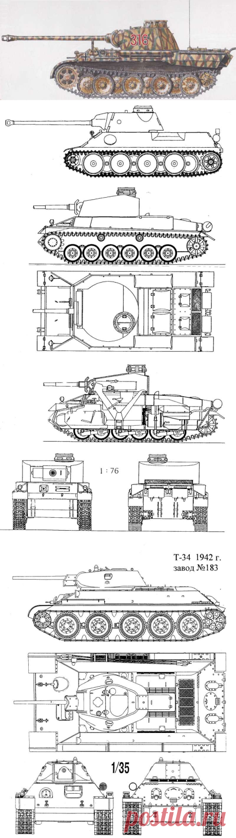 Т-34 VS «Пантеры» или «Пенза мстит»! » Военное обозрение