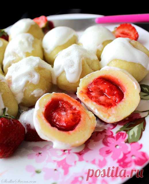 домашни кнедли с ягоди