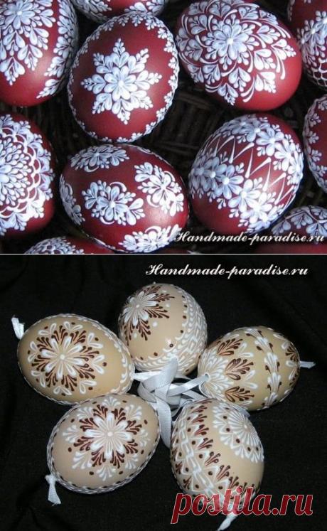 Шаблоны для росписи пасхальных яиц воском - Handmade-Paradise