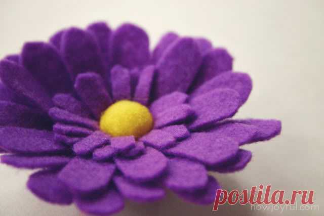Цветы из фетра от Joy. Ромашка. Мастер-класс. (4) | Современная деловая женщина и ее мир.