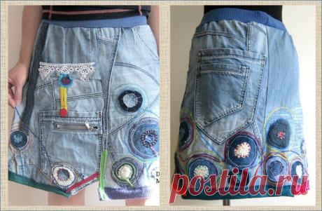 Переделка: фантазии на тему джинсовой юбки - 50 моделей для примера и рассматривания | МНЕ ИНТЕРЕСНО | Яндекс Дзен