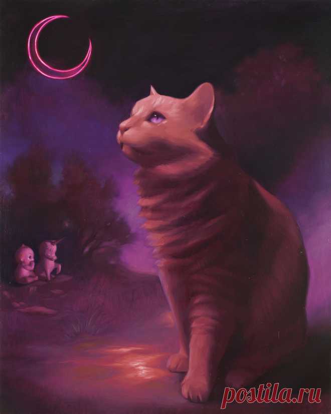 SUPERSONIC ART: Megan Ellen MacDonald, Paintings. Curious and...