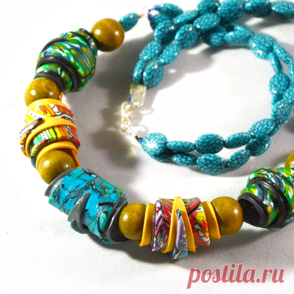 Collana Perle Pasta Polimerica Roll | Colorfull Collection | archidee