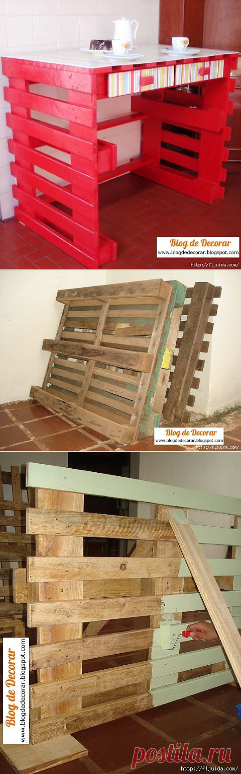 ПРИМЕНЕНИЕ ПОДДОНОВ ДЛЯ СОЗДАНИЯ МЕБЕЛИ..