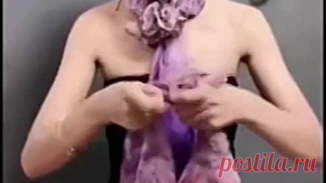 идеи с шарфом