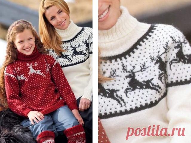 Схемы вязания жаккардовых узоров спицами