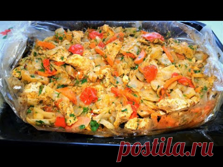 Мало кто готовит Капусту именно так! Это слишком вкусно! Капуста с куриной грудкой!