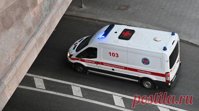 На Хорошевском шоссе в Москве загорелся "КамАЗ"