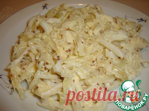 Салат с кальмарами 