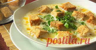 Этот сырный суп сможет приготовить каждый. А по вкусу — само совершенство!