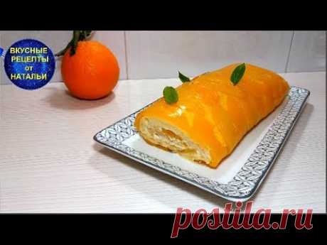 САМЫЙ ВКУСНЫЙ БИСКВИТНЫЙ РУЛЕТ С ЖЕЛЕ И ПЕРСИКАМИ. - запись пользователя Natali (Наталья) (Наталья) в сообществе Болталка в категории Кулинария