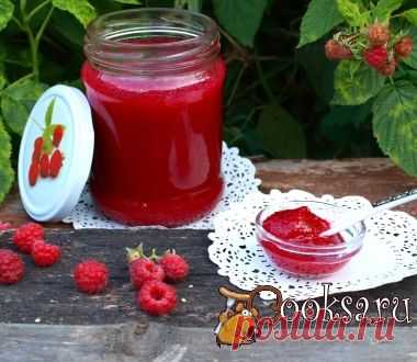 Малиновый джем без варки фото рецепт приготовления