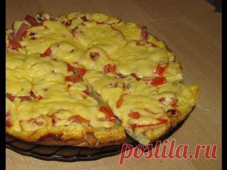 ПИЦЦА ПЯТИМИНУТКА НА СКОВОРОДЕ - PIZZA five-minute in the pan