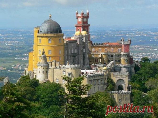Португалия достопримечательности: Синтра, Дворец Пена, Мыс Рока