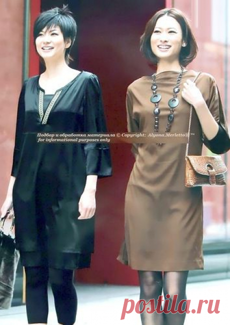 Платье-туника ...выкройка от LADY BOUTIQUE (Япония)