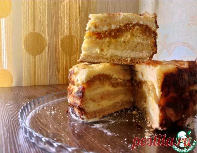 Творожное пирожное без замеса теста – кулинарный рецепт