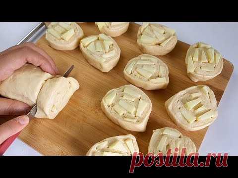 Возьмите 2 яблока и приготовьте вкусную выпечку БЕЗ МАСЛА! легко и быстро