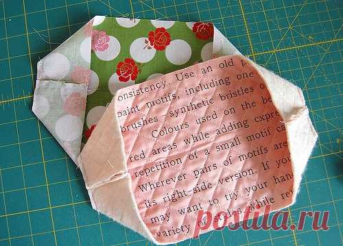 Корзинка из ткани