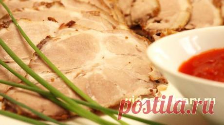 Буженина из свиной шеи - Видеокулинария.рф - видео-рецепты Бабушки Эммы